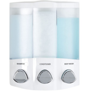 Dreifacher Seifenspender für Wandaufbereiter und Duschgel Shampoo NEW