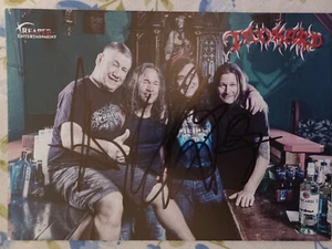 Tankard original signierte Autogrammkarte 15 * 21 cm / Metal T6 - Picture 1 of 2