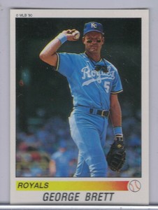 GEORGE BRETT 1990 Panini Sticker #91 (G1790)