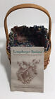 Longaberger Basket 1991 Mother’s Day Touch Of Pink Potpourri 13000-APS 6.5 X5 X5