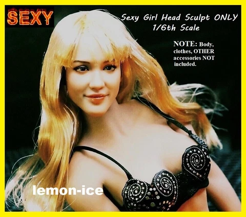 ❤️SEXY❤️ 1/6 Scale SEXY Female Woman HEAD SCULPT TBLeague Phicen Hot Toys Figure Cover