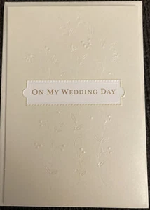 Hallmark “On My Wedding Day” For Parent/s Greeting Card - Picture 1 of 3