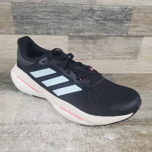 Scarpe Adidas Solarglide 5 donna taglia 10 sneakers sportive corsa nero bianco