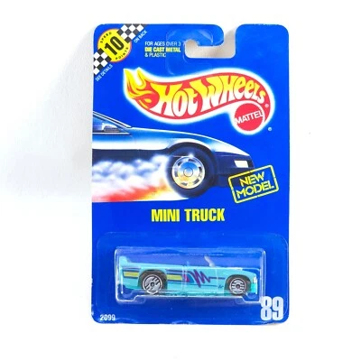 Mini camioneta Hot Wheels 89 Chevy S10 Lowrider 1990 pickup puntos de velocidad camioneta años 90 Foto 1 de 2