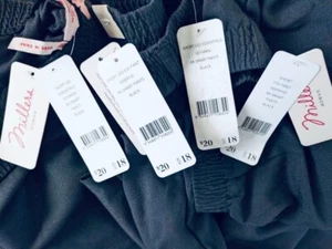 4x Millars Bulk Women's Short Length Black Pants New + Tags Sz 18 Free Post - Picture 1 of 4