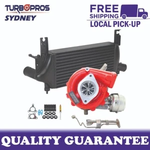 GEN1 Turbo+75mm Intercooler+Oil Feed Pipe For Nissan Navara D40 YD25 2.5L 4 Bolt - Picture 1 of 14