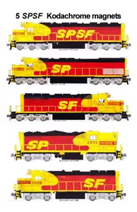 Juego de 5 imanes de locomotoras SPSF Kodachrome Andy Fletcher - Imagen 1 de 1