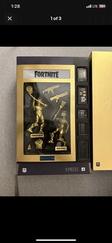 SDCC 2023 JAZWARES FORTNITE 2-PACK GOLD BEEF BROS & TOMATOHEAD LE 1000 Exclusive Cover