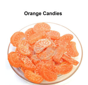 Orange Candies Indian Famous Tangy Orange Candy 250gm (8.8 OZ)`