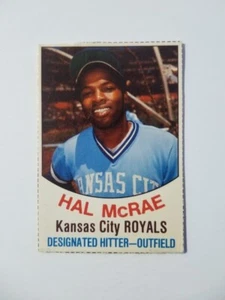 TARJETA DE BÉISBOL HAL MCRAE 1977 AZAFATA #17 KANSAS CITY REALS - Imagen 1 de 2