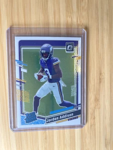 2023 Donruss Optic Jordan Addison Rated Rookie RC #271 Vikings SKOL - Bild 1 von 2