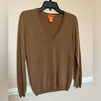 Joe Fresh 100% Cashmere Women’s Sweater V Neck Size SP - Image 1 of 4