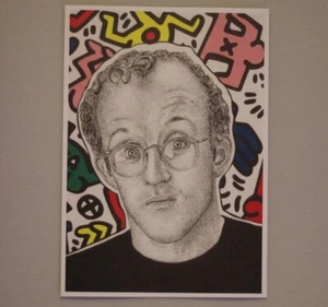 Keith Haring - Art Print - Portrait - A4 250gsm matte card - Picture 1 of 3