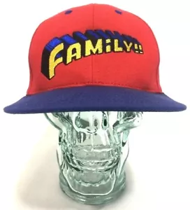FANTASTIC FOUR Family Hat Red Blue Snapback VTG Made in USA - Picture 1 of 10