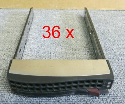 36 x SuperMicro SC93301 3.5" inch Hot-swap SAS / SATA Hard Disk Drive Caddy Tray - Image 1 of 3