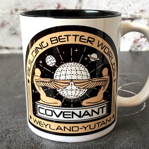 Alien Covenant Movie Xenomorph Facehugger Nostromo Weyland Yutani Black Gift Mug - Picture 1 of 11