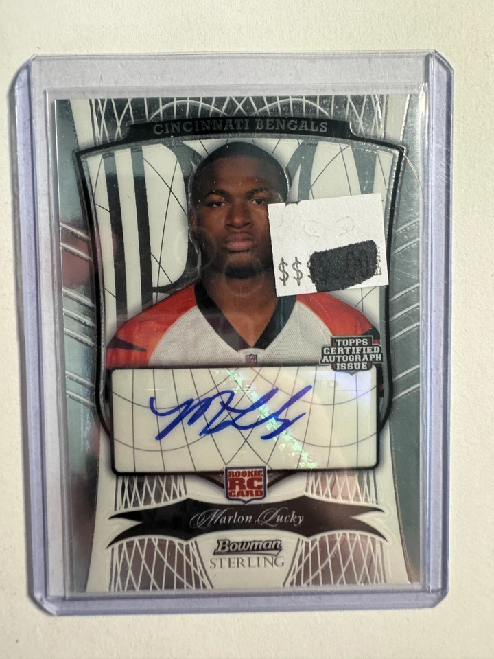 K225,523 - 2009 Bowman Sterling #120 Marlon Lucky Auto #/999 RC - Image 1 of 1