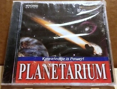 RARE NEW - PLANETARIUM CD ROM 2000 FOGWARE PUBLISHING - KNOWLEDGE IS POWER - Image 1 of 3