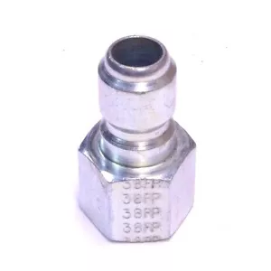 Foster 38FP ST Series 3/8 Female NPT Steel Plug Quick Coupler Straight Thru FST - Picture 1 of 3