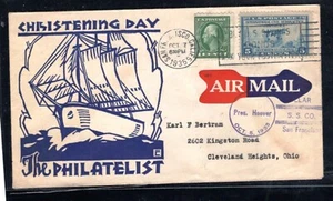 Double cancel: Sc #650 Oct. 7th, 1935, & USS HOOVER, The Philatelist Oct 5, 1935 - Picture 1 of 2