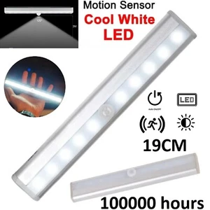 Magnetic Led Motion Sensor Under Closet Dimmable Light Rechargeable Cabinet Lamp - Picture 1 of 12