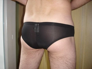 Lot de 2 Slip Noir NEOFAN plum taille L Ref P03 doux sexy - Imagen 1 de 5