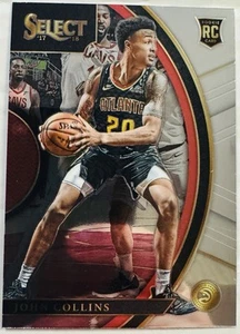 John Collins 2017-18 Panini Select #45 Concourse Level Rookie RC Atlanta Hawks - Picture 1 of 2