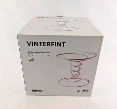 Gustaf Westman X Ikea Vinterfint Vase Pink Spiral 12 ¼" New Limited Edition - Image 1 of 4
