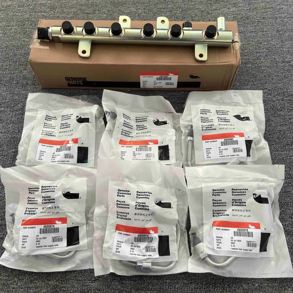 Kit de línea de combustible de riel de combustible 0445226044 Cummins 4937282 para RAM 2500 2007,5-2012 6,7 L Foto 1 de 4