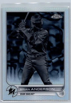 Topps 2022 cromo refractor negativo 138 Brian Anderson Foto 1 de 2