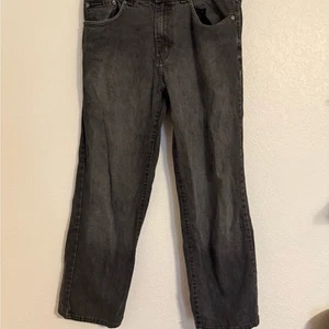 Calvin Klein Black grey wash Relaxed Jeans men's 33 - Picture 1 of 6