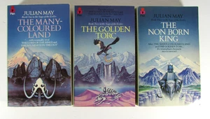 Saga Of The Pliocene Exiles 1-3 by Julian May. Pan U.K. Editions. - Picture 1 of 3