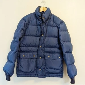 Vintage Eddie Bauer Gänsedaunen Stepp Puffer Cargo Jacke Herren - Bild 1 von 15