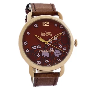 Coach Delancey Women's Rose Gold Plated Stainless Steel Quartz Watch 14502730 - Picture 1 of 2