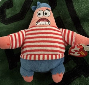 Ty Beanie Baby ❤️ PATRICK STAR 6" PRIMER OFICIAL BOB Esponja - Imagen 1 de 5
