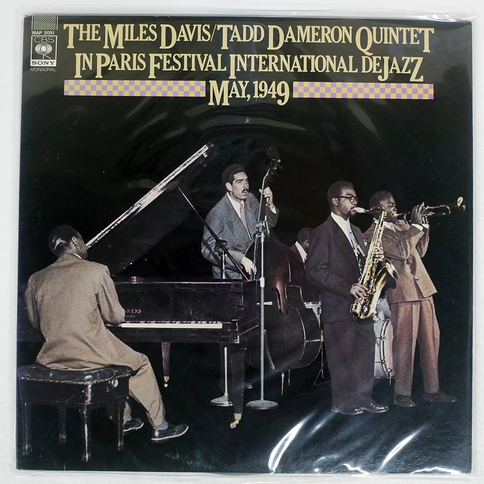 МАЙЛЗ ДЭВИС В ПАРИЖЕ ФЕСТИВАЛЬ ДЖАЗА МАЙ 1949 CBS 18AP2051 Япония ВИНИЛОВАЯ ПЛАСТИНКА - Изображение 1 из 1