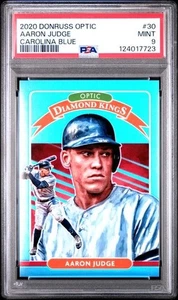 Aaron Judge 2020 Donruss Optic Carolina Blue #30 49/50 PSA 9 - Picture 1 of 2
