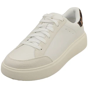 FitFlop Rtg Leopard Backtab Womens Casual Trainers in White Chocolate - Picture 1 of 8