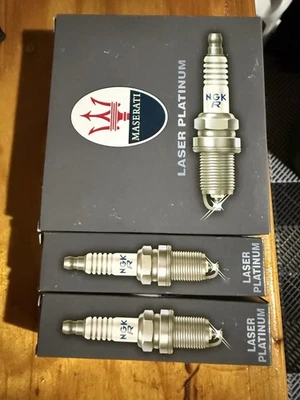 Maserati NGK laser platinum spark plugs 310235 (6) - Image 1 of 2