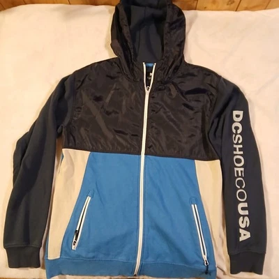 Chaqueta cortavientos DC Shoes Missile Light - Blazer azul marino Y2k patinador grande Foto 1 de 4