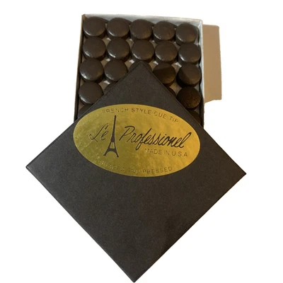 LE PROFESSIONEL Pack of 5 Le Pro Billiards Pool Cue Stick Tip 13mm