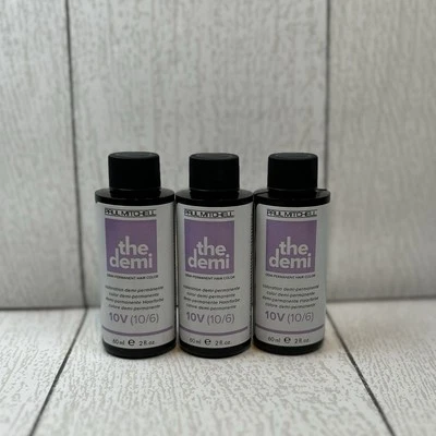 3- Paul Mitchell THE DEMI Profesional Demi-Permanente Líquido Color de Cabello ~ 10V Foto 1 de 3