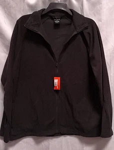 Chaqueta Para Hombre Negra XL Cremallera Completa Core R114X Micro Polar Chaqueta Para Hombre -POLVORIENTA - Imagen 1 de 6