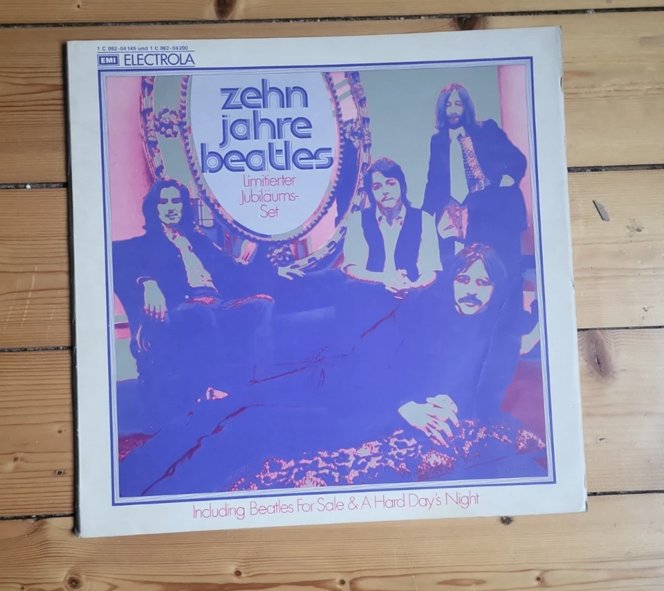 Zehn Jahre Beatles Jubiläums-Set A Hard Days Night Beatles for Sale LP Set Vinyl - Bild 1 von 4