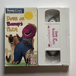 Barney & Friends Collection "Down On Barney's Farm" VHS Vintage 1998 Video Tape - Picture 1 of 6