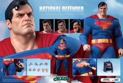 CHAOS CHAOS-001 Superman National Defender 1/12 Action Figure Model INSTOCK - Image 1 of 4