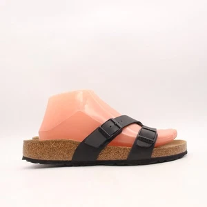 Birkenstock Yao Damen Größe EU 38 US 7 Schwarz Birko Flor Pantolette Hippie Boho - Bild 1 von 9