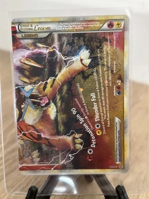Pokémon TCG Entei and Raikou Legend (Bottom) Unleashed 91/95  Holo Rare 2010 - Image 1 of 4