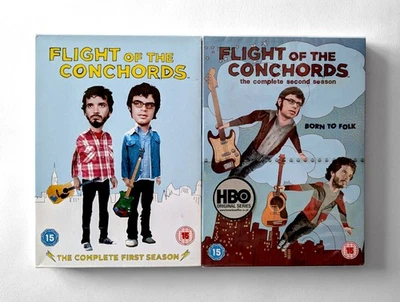 Flight of the Conchords box sets season 1 & 2 DVD (2007-9) region 2 - Image 1 of 4
