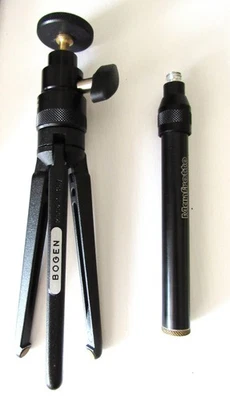 Bogen 3009 Mini Tabletop Tripod With Ball Head and  259 Extension- Made in Italy - Image 1 of 4